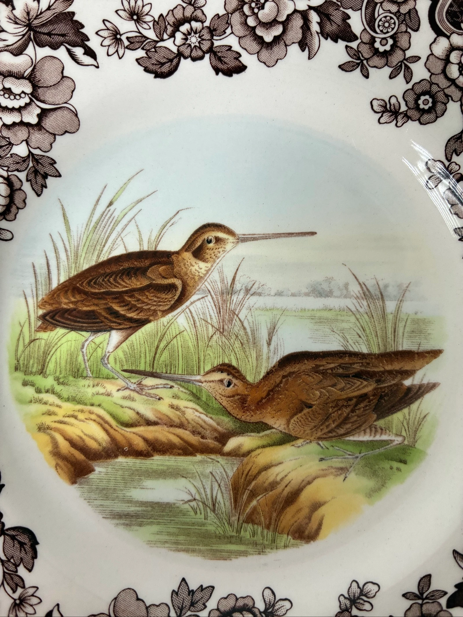 Spode Woodland 'Snipe' dessert plates (set of 3) – photo 6